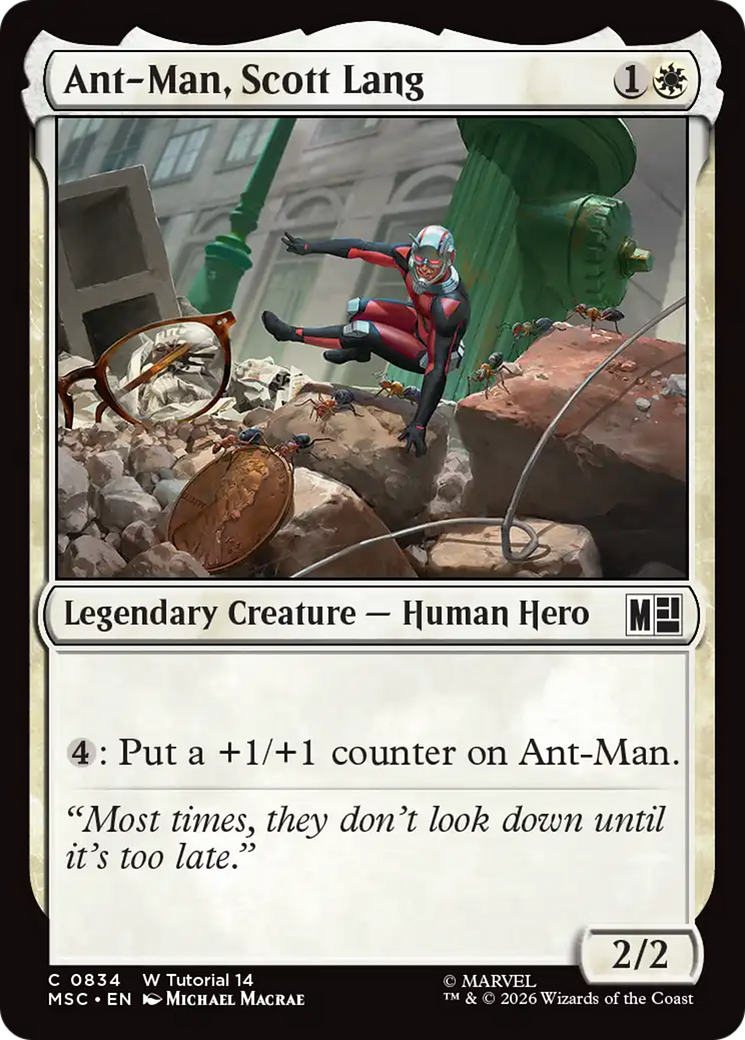 Ant-Man, Scott Lang (0834) [Marvel Super Heroes Commander] | L.A. Mood Comics and Games