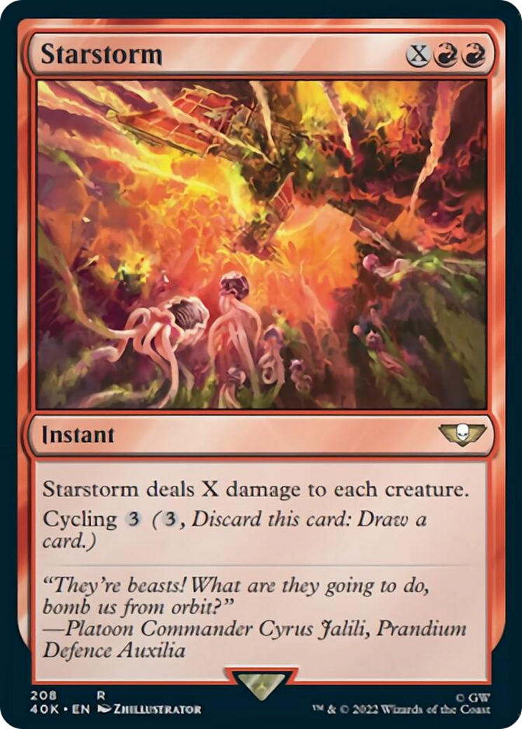 Starstorm (Surge Foil) [Warhammer 40,000] | L.A. Mood Comics and Games