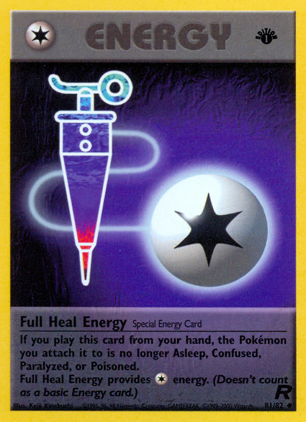 Full Heal Energy (81/82) [Team Rocket 1st Edition] | L.A. Mood Comics and Games