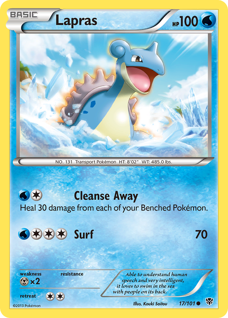 Lapras (17/101) [Black & White: Plasma Blast] | L.A. Mood Comics and Games