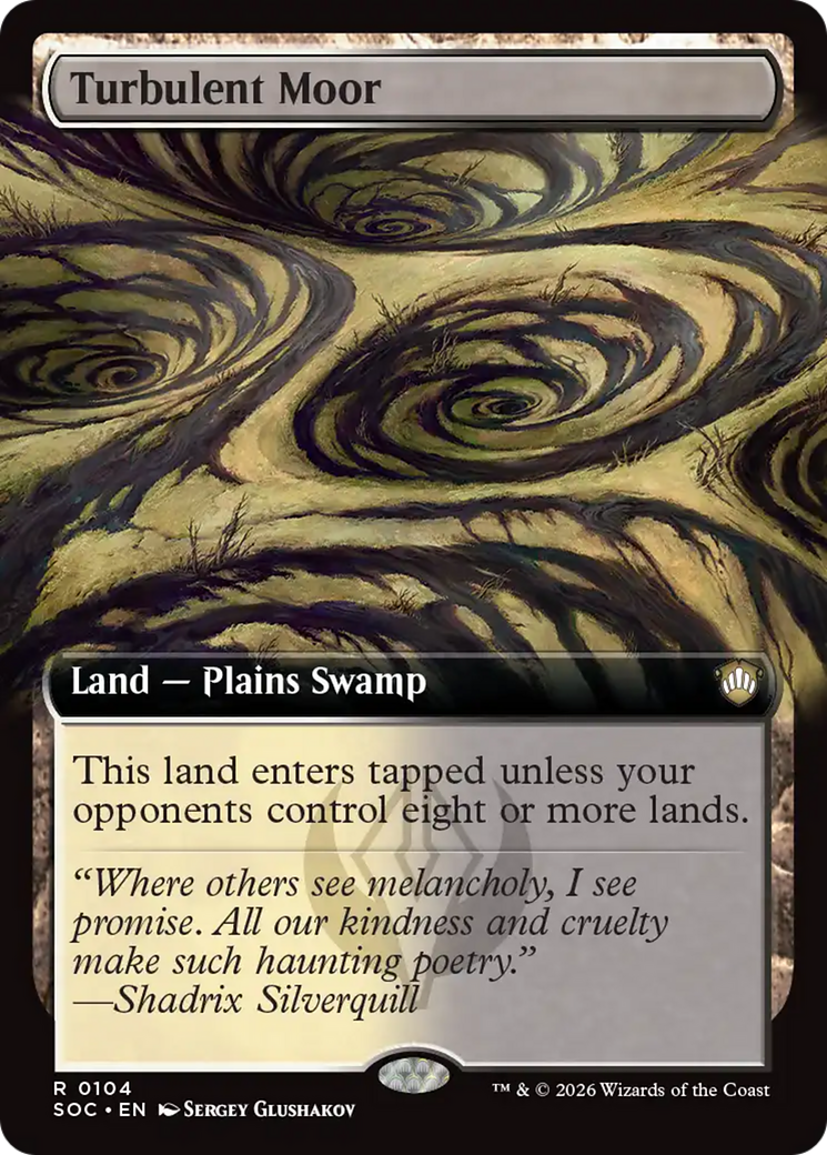 Turbulent Moor (Extended Art) [Secrets of Strixhaven Commander] | L.A. Mood Comics and Games