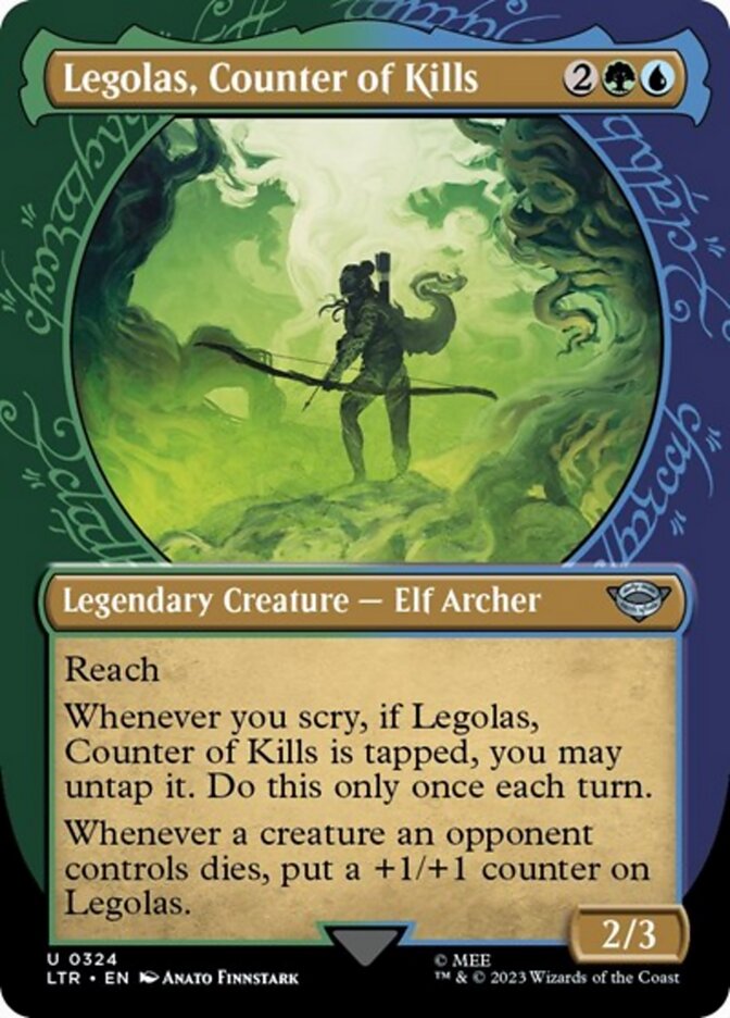 Legolas, Counter of Kills (Showcase Ring Frame) [The Lord of the Rings: Tales of Middle-Earth] | L.A. Mood Comics and Games