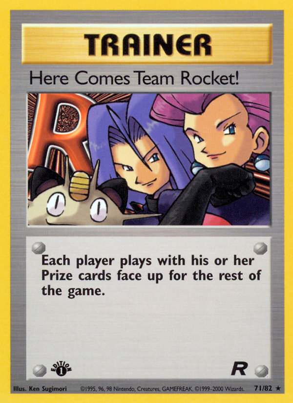 Here Comes Team Rocket! (71/82) [Team Rocket 1st Edition] | L.A. Mood Comics and Games