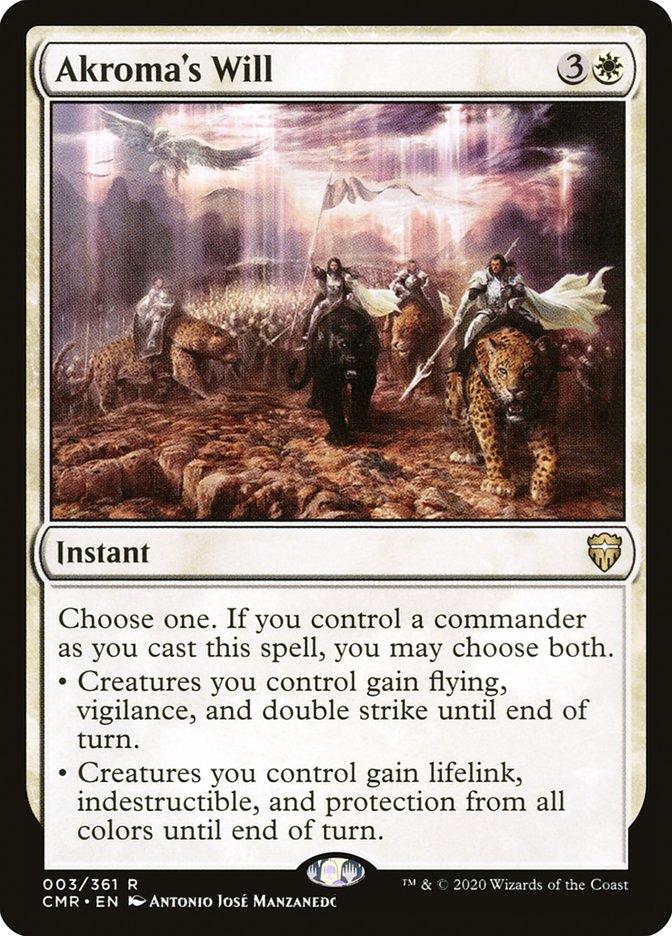 Akroma's Will [Commander Legends] | L.A. Mood Comics and Games