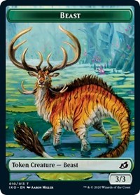 Beast (010) // Hydra Double-Sided Token [Commander 2020 Tokens] | L.A. Mood Comics and Games