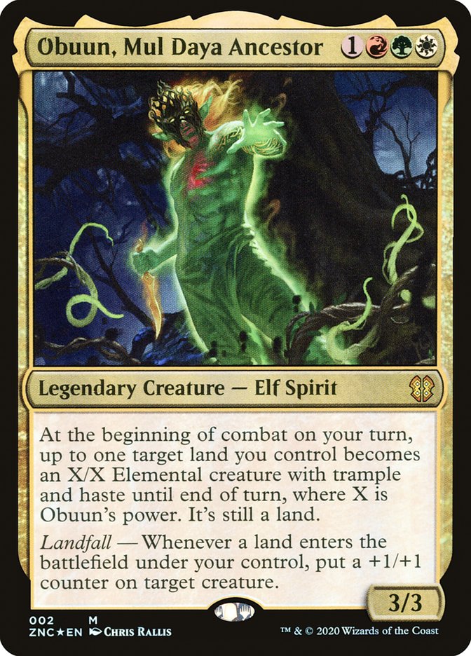 Obuun, Mul Daya Ancestor [Zendikar Rising Commander] | L.A. Mood Comics and Games