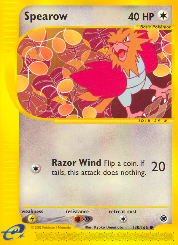 Spearow (130/165) [Expedition: Base Set] | L.A. Mood Comics and Games