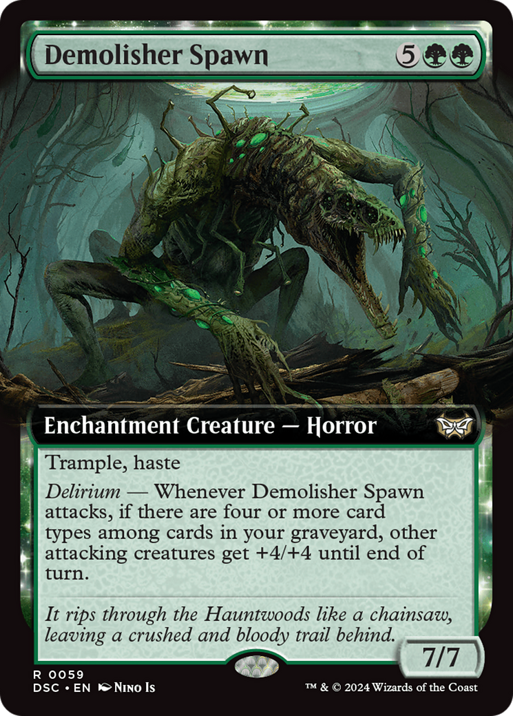 Demolisher Spawn (Extended Art) [Duskmourn: House of Horror Commander] | L.A. Mood Comics and Games