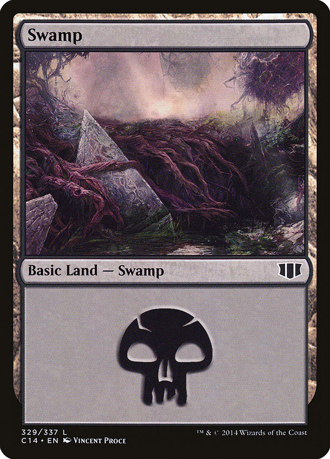 Swamp (329) [Commander 2014] | L.A. Mood Comics and Games
