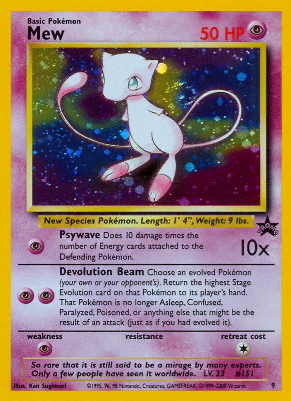 Mew (9) [Wizards of the Coast: Black Star Promos] | L.A. Mood Comics and Games