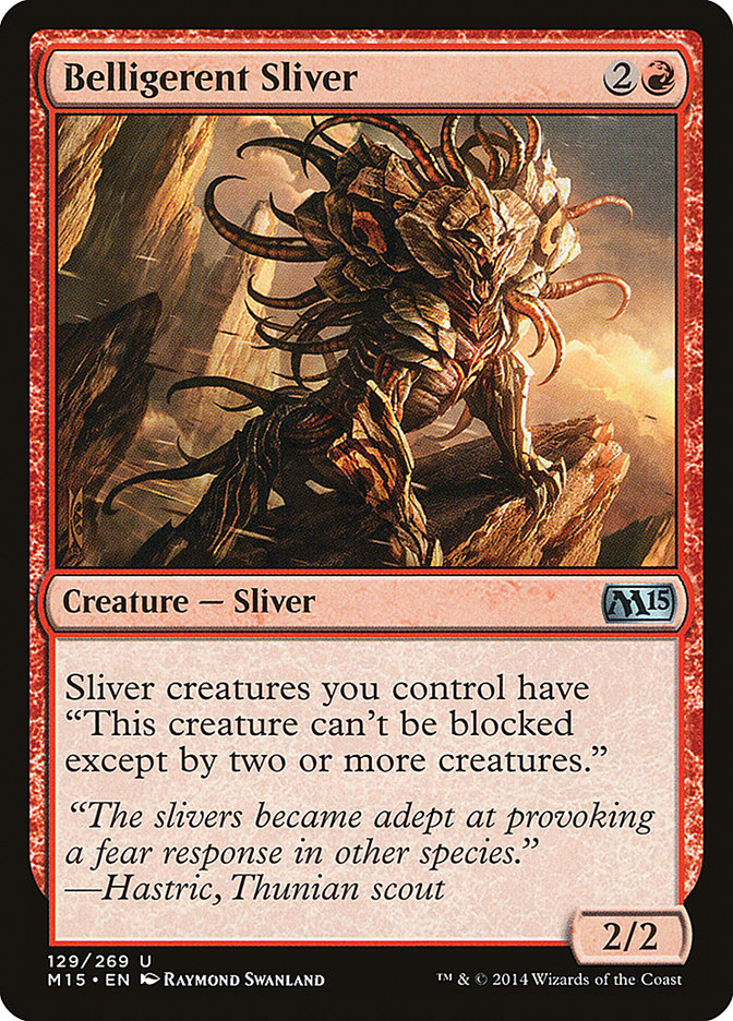 Belligerent Sliver [Magic 2015] | L.A. Mood Comics and Games