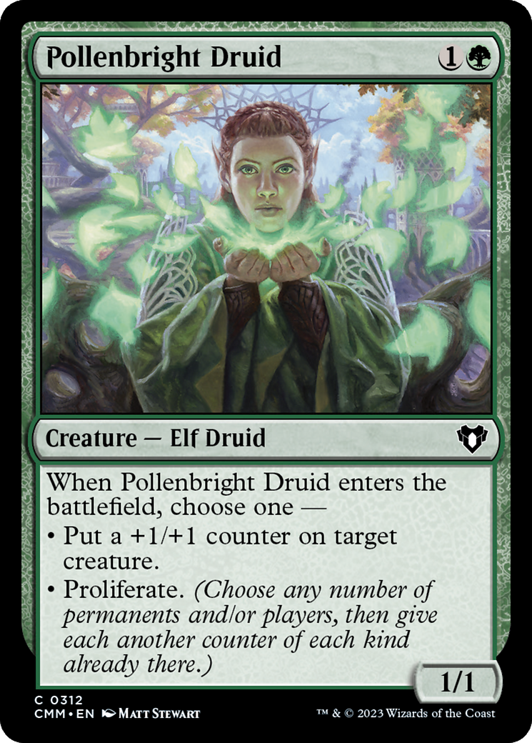 Pollenbright Druid [Commander Masters] | L.A. Mood Comics and Games