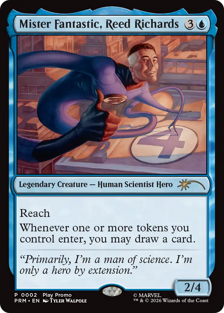 Mister Fantastic, Reed Richards [Standard Showdown Promos] | L.A. Mood Comics and Games