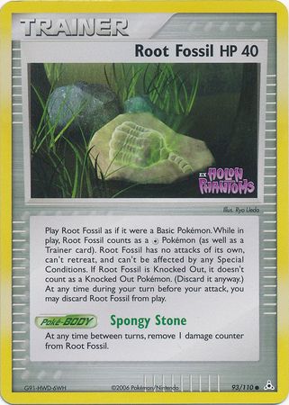 Root Fossil (93/110) (Stamped) [EX: Holon Phantoms] | L.A. Mood Comics and Games