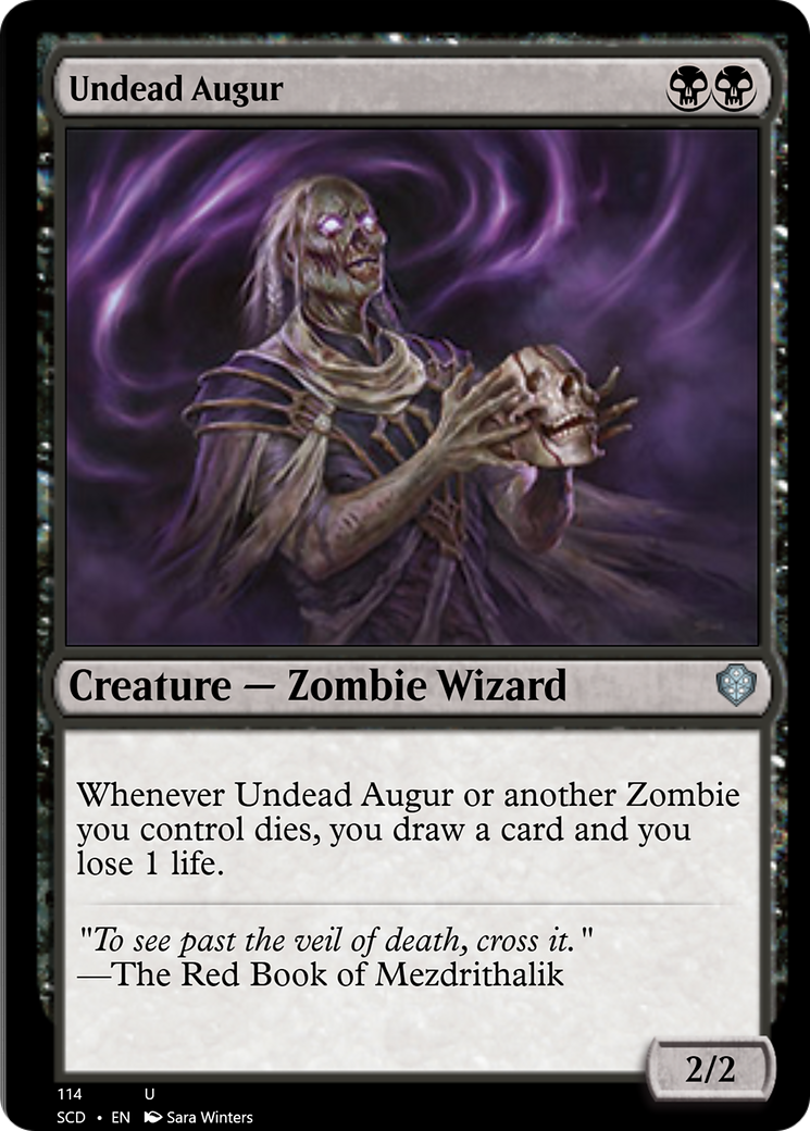 Undead Augur [Starter Commander Decks] | L.A. Mood Comics and Games