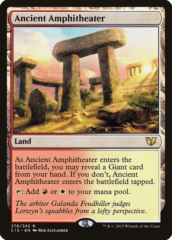 Ancient Amphitheater [Commander 2015] | L.A. Mood Comics and Games