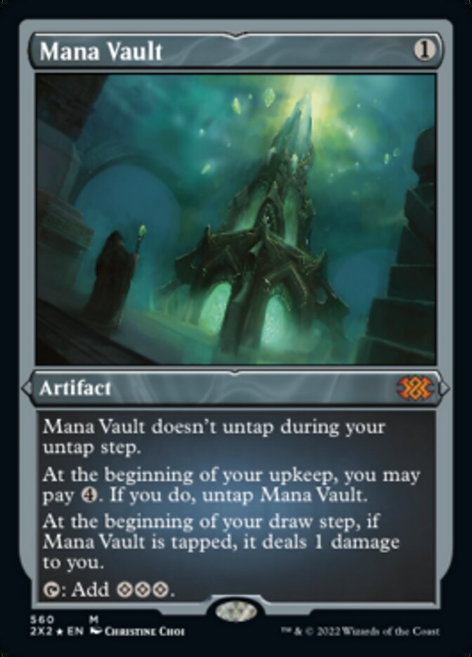 Mana Vault (Foil Etched) [Double Masters 2022] | L.A. Mood Comics and Games