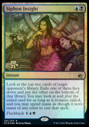 Siphon Insight [Innistrad: Midnight Hunt Prerelease Promos] | L.A. Mood Comics and Games