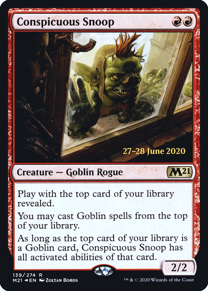 Conspicuous Snoop [Core Set 2021 Prerelease Promos] | L.A. Mood Comics and Games