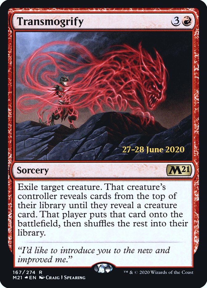 Transmogrify [Core Set 2021 Prerelease Promos] | L.A. Mood Comics and Games