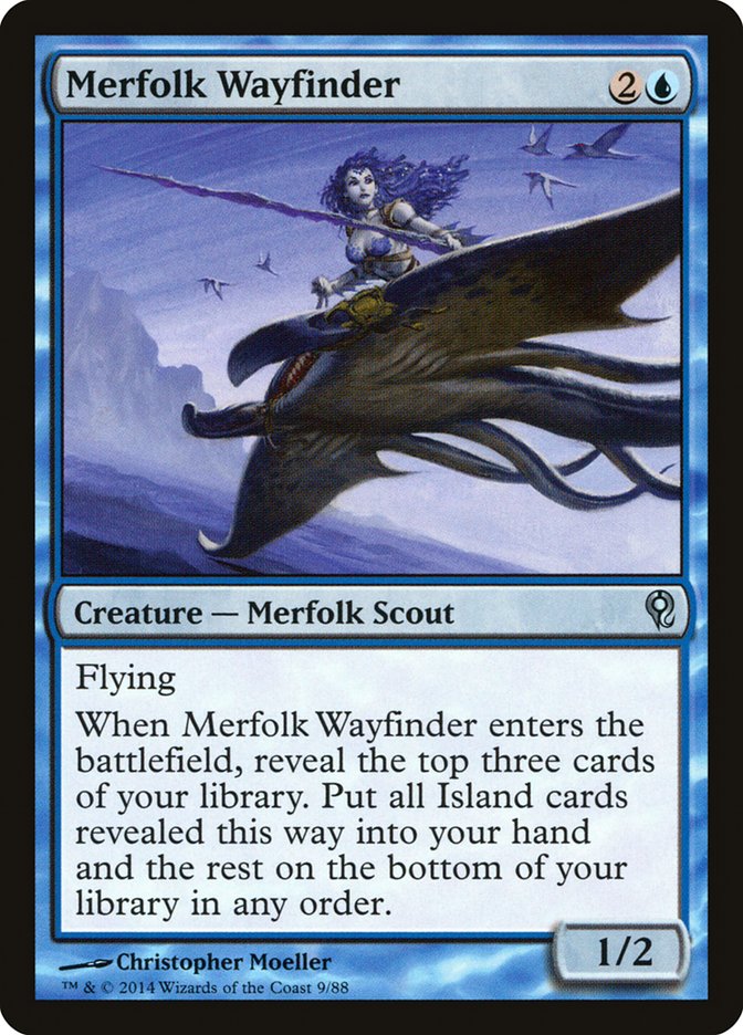 Merfolk Wayfinder [Duel Decks: Jace vs. Vraska] | L.A. Mood Comics and Games