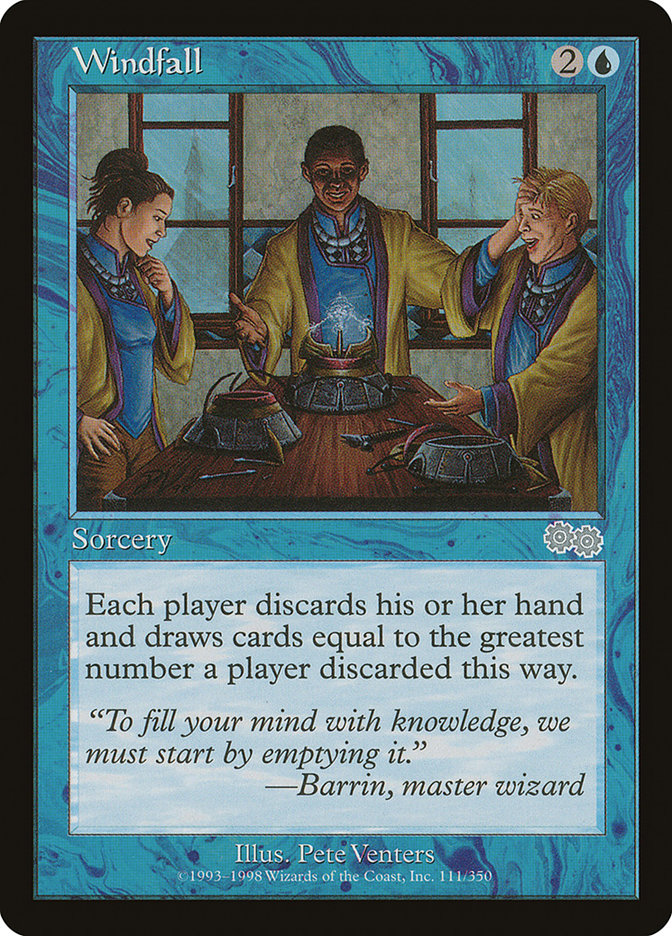 Windfall [Urza's Saga] | L.A. Mood Comics and Games
