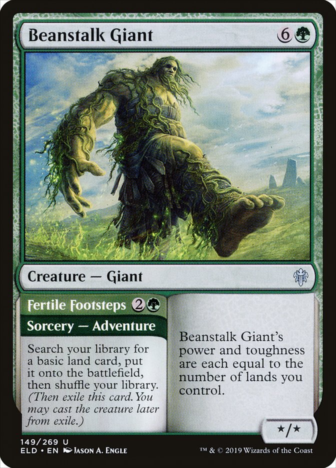 Beanstalk Giant // Fertile Footsteps [Throne of Eldraine] | L.A. Mood Comics and Games