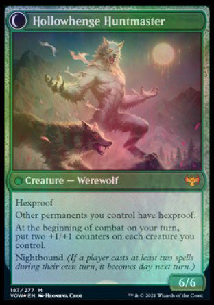 Avabruck Caretaker // Hollowhenge Huntmaster [Innistrad: Crimson Vow Prerelease Promos] | L.A. Mood Comics and Games