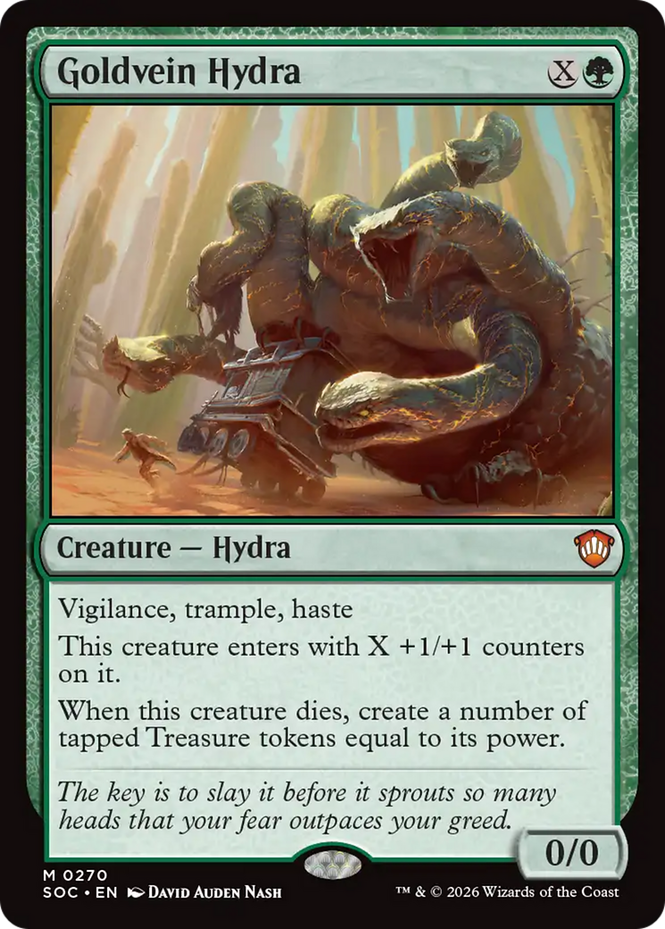 Goldvein Hydra [Secrets of Strixhaven Commander] | L.A. Mood Comics and Games