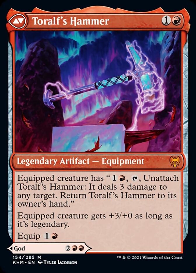 Toralf, God of Fury // Toralf's Hammer [Kaldheim] | L.A. Mood Comics and Games