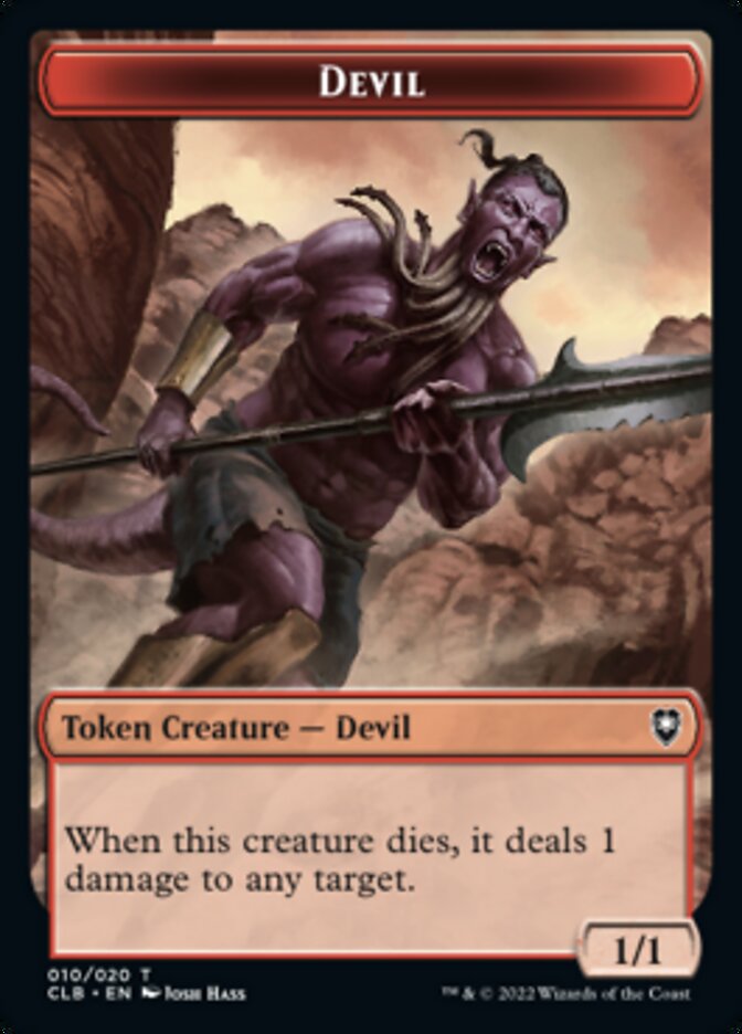 Devil Token [Commander Legends: Battle for Baldur's Gate Tokens] | L.A. Mood Comics and Games
