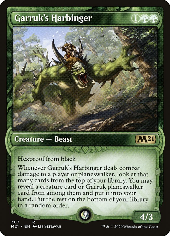 Garruk's Harbinger (Showcase) [Core Set 2021] | L.A. Mood Comics and Games