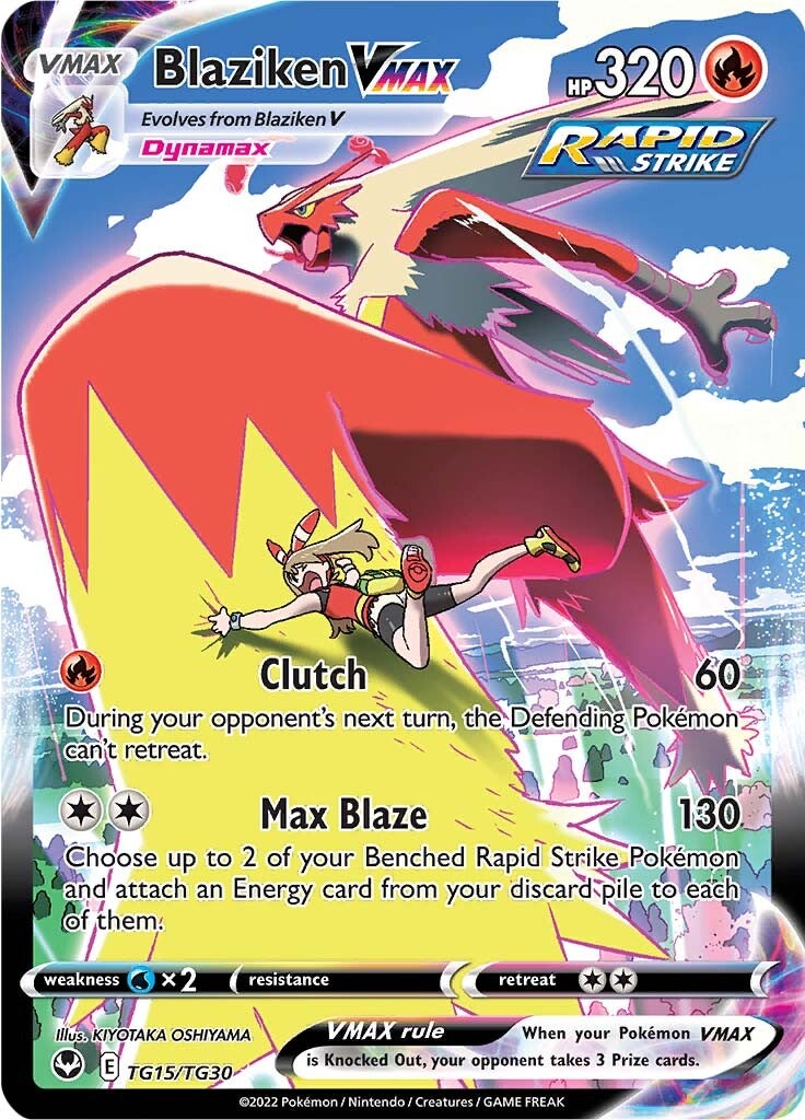 Blaziken VMAX (TG15/TG30) [Sword & Shield: Silver Tempest] | L.A. Mood Comics and Games
