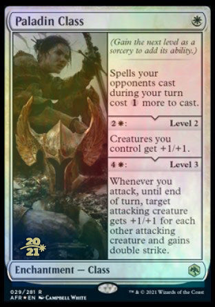 Paladin Class [Dungeons & Dragons: Adventures in the Forgotten Realms Prerelease Promos] | L.A. Mood Comics and Games