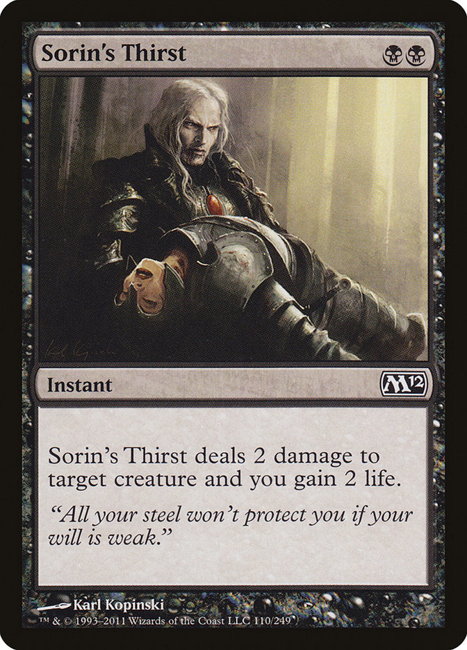 Sorin's Thirst [Magic 2012] | L.A. Mood Comics and Games