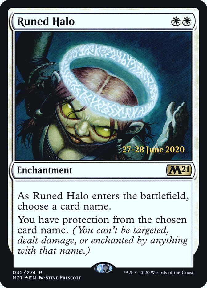 Runed Halo [Core Set 2021 Prerelease Promos] | L.A. Mood Comics and Games