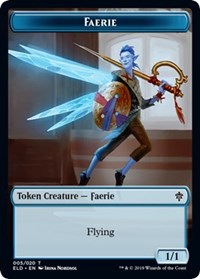 Faerie // Food (16) Double-Sided Token [Throne of Eldraine Tokens] | L.A. Mood Comics and Games