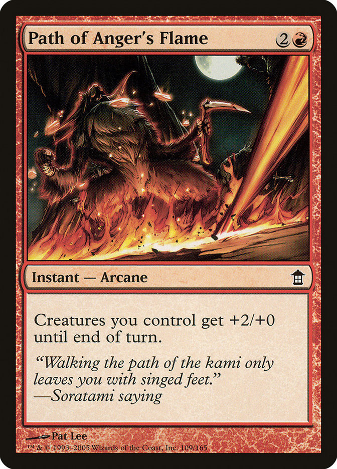 Path of Anger's Flame [Saviors of Kamigawa] | L.A. Mood Comics and Games