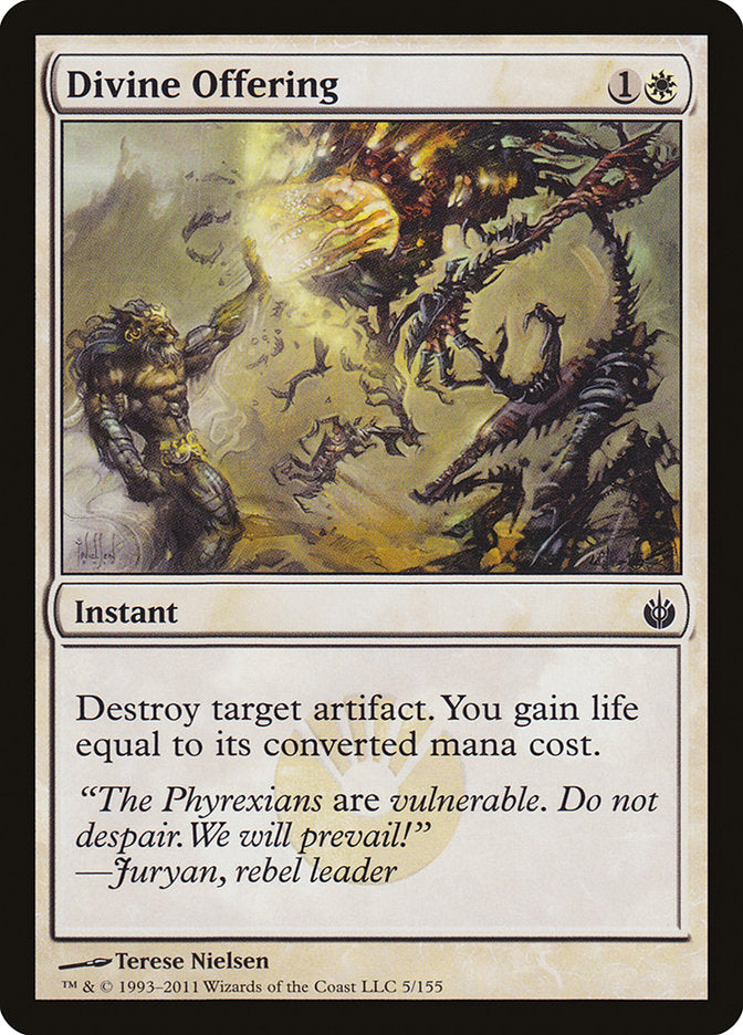 Divine Offering [Mirrodin Besieged] | L.A. Mood Comics and Games
