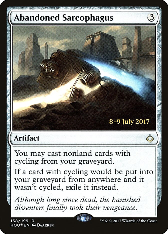 Abandoned Sarcophagus [Hour of Devastation Prerelease Promos] | L.A. Mood Comics and Games