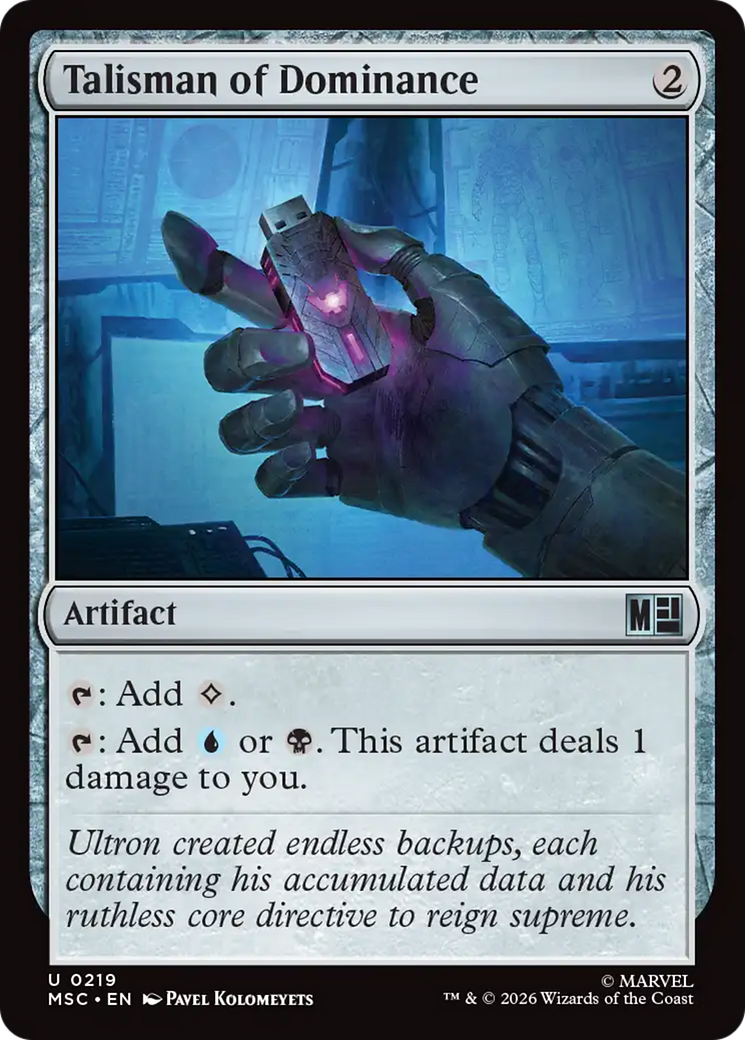 Talisman of Dominance (Surge Foil) [Marvel Super Heroes Commander] | L.A. Mood Comics and Games