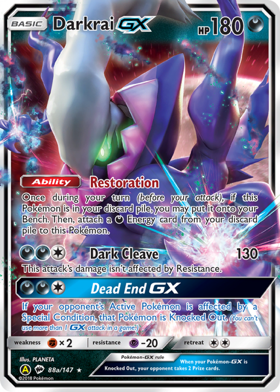 Darkrai GX (88a/147) [Alternate Art Promos] | L.A. Mood Comics and Games