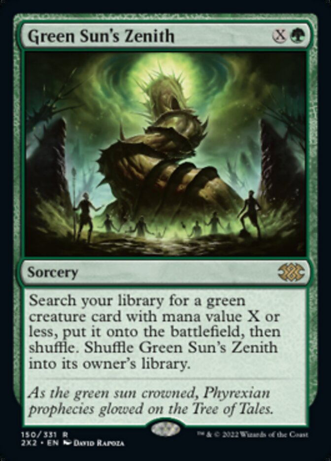 Green Sun's Zenith [Double Masters 2022] | L.A. Mood Comics and Games