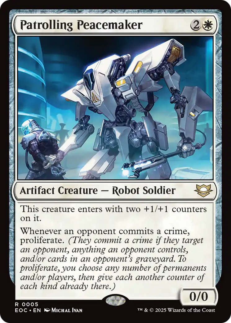 Patrolling Peacemaker [Edge of Eternities Commander] | L.A. Mood Comics and Games