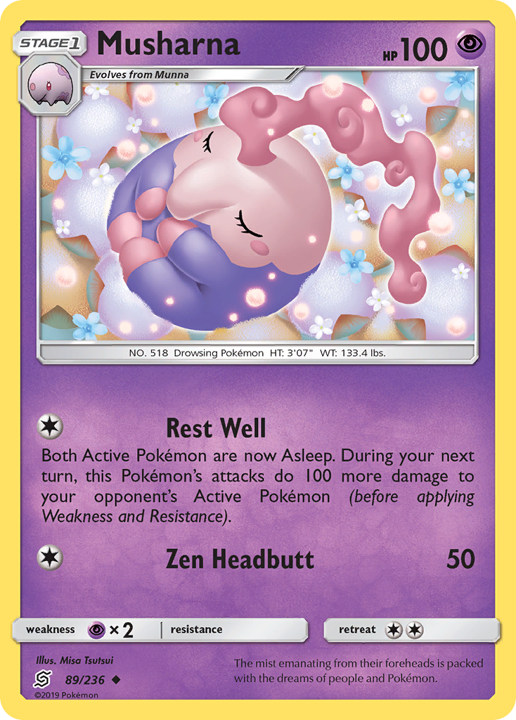 Musharna (89/236) [Sun & Moon: Unified Minds] | L.A. Mood Comics and Games