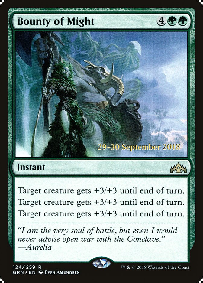 Bounty of Might [Guilds of Ravnica Prerelease Promos] | L.A. Mood Comics and Games