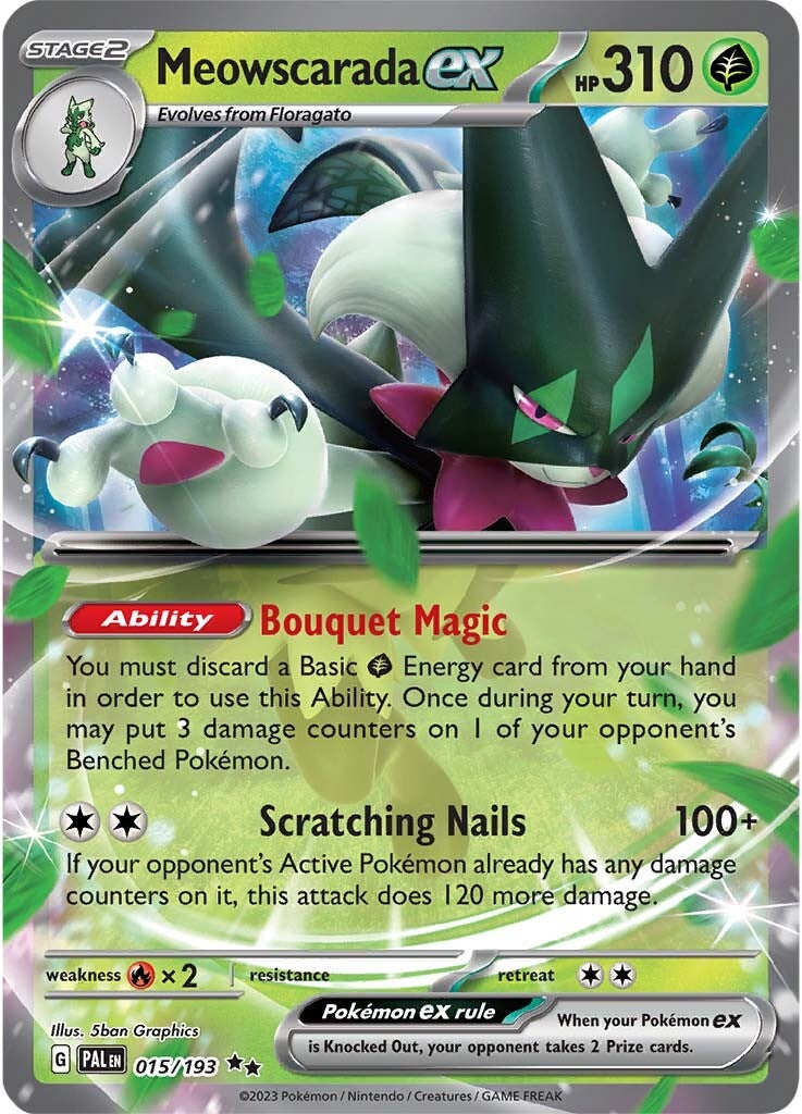 Meowscarada ex (015/193) [Scarlet & Violet: Paldea Evolved] | L.A. Mood Comics and Games