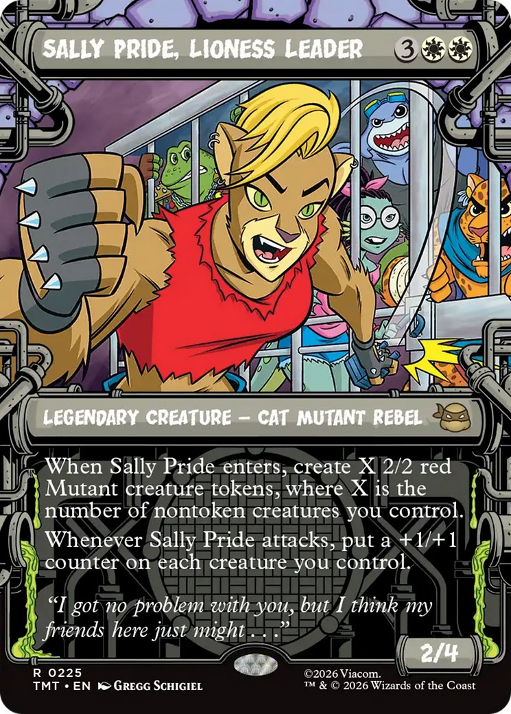 Sally Pride, Lioness Leader (Showcase) [Teenage Mutant Ninja Turtles] | L.A. Mood Comics and Games