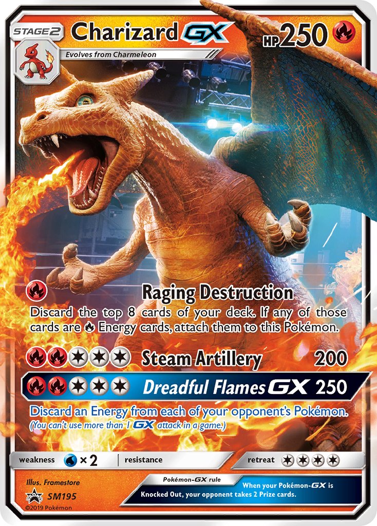 Charizard GX (SM195) [Sun & Moon: Black Star Promos] | L.A. Mood Comics and Games