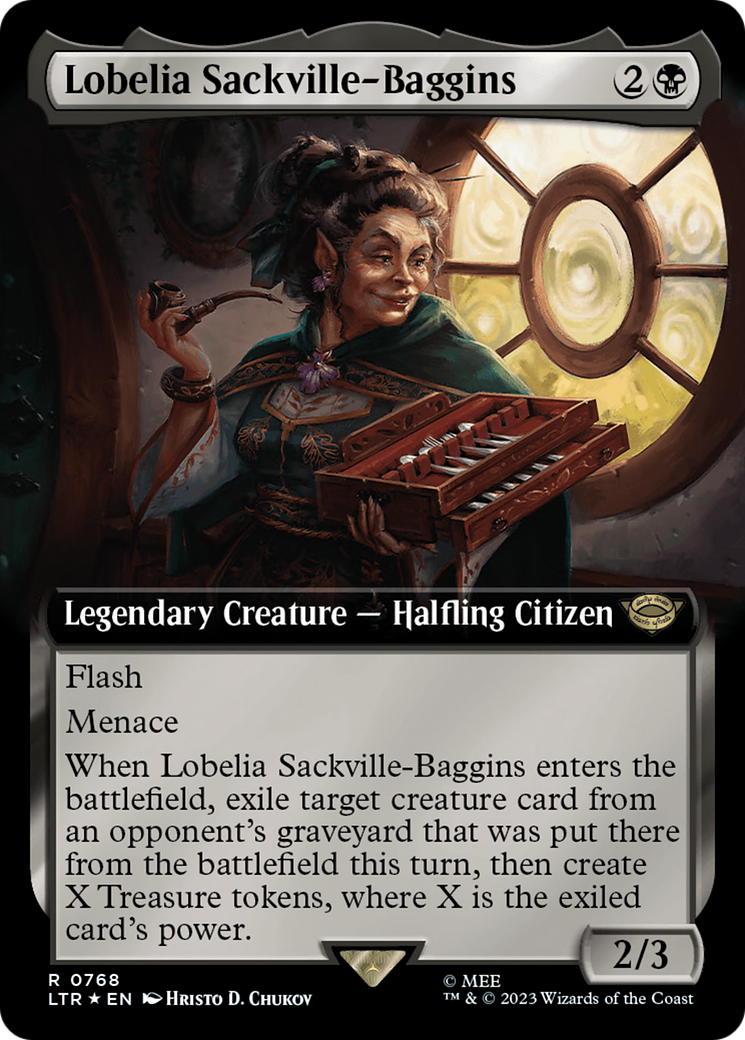 Lobelia Sackville-Baggins (Extended Art) (Surge Foil) [The Lord of the Rings: Tales of Middle-Earth] | L.A. Mood Comics and Games